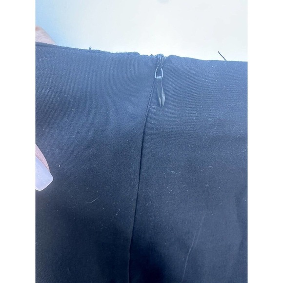 Revolve By the Way Alayna Black Ponte Knit Chocker Crop Top & Skirt Set Sz M NEW - Picture 10 of 14